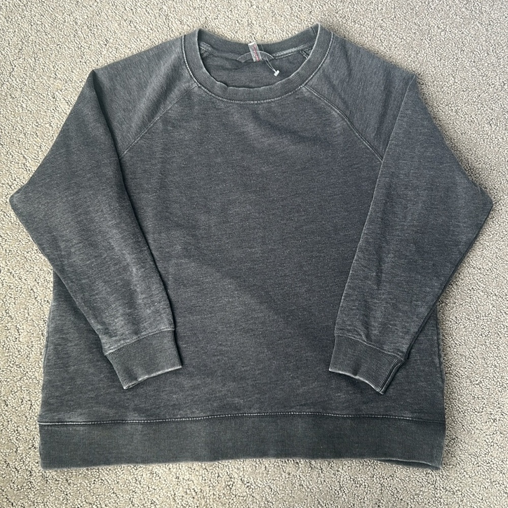 Free People Movement Playbook Sweatshirt Slouchy Crewneck Pullover Oversized XS